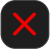 Red Closs Icon