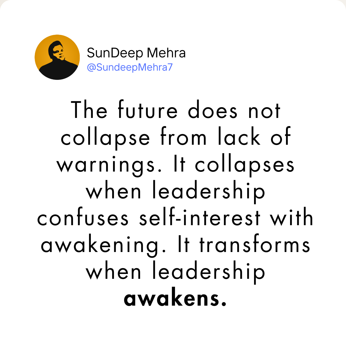 The Habit of Todays Global Leadership