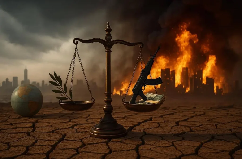 Peace Without Awakening Becomes Complicity: Terrorism, Diplomacy, and the Collapse of Conscience 10 Peace Without Awakening shows collapse of peace into complicity with terrorism and hollow diplomacy
