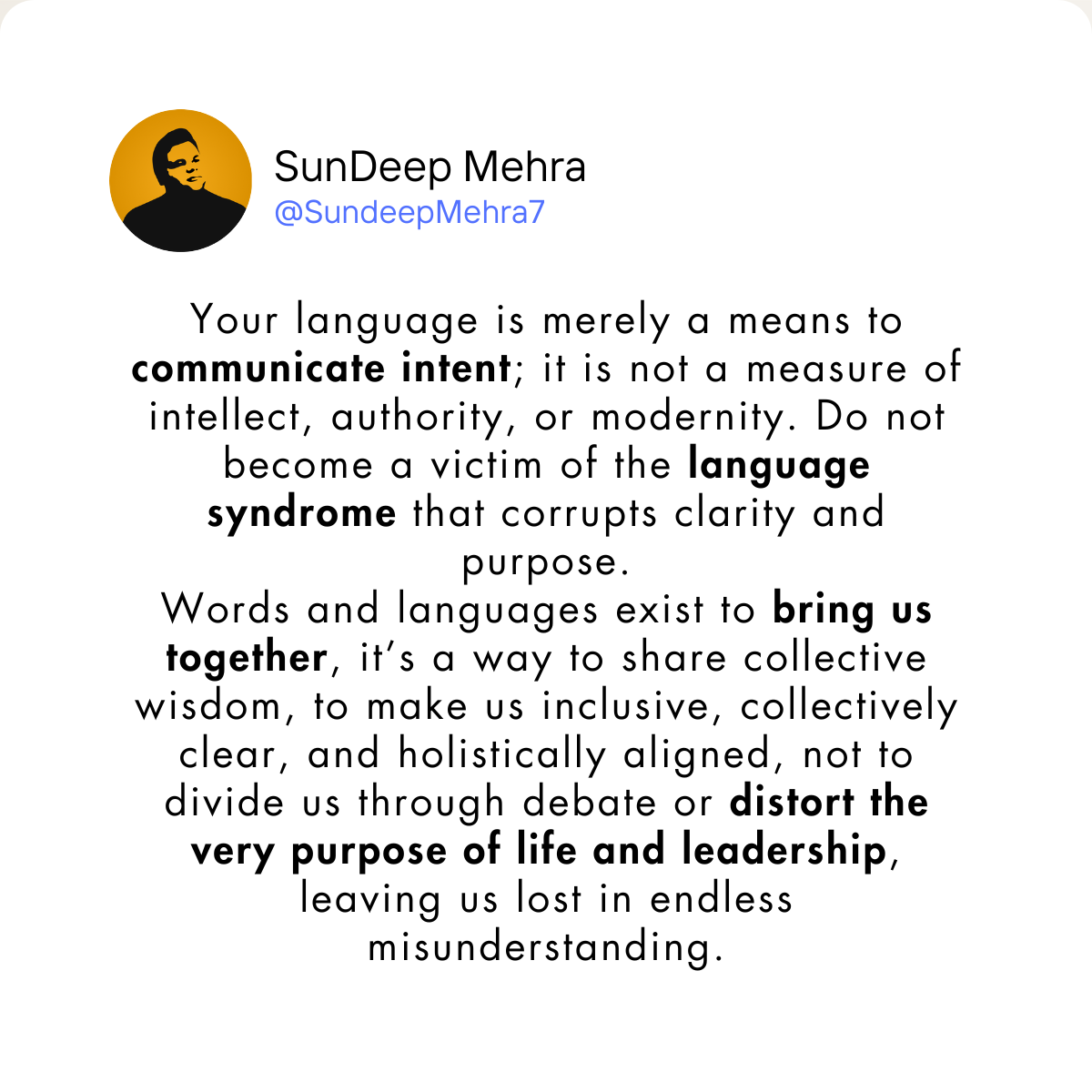 Beyond Language The Clarity That Unites