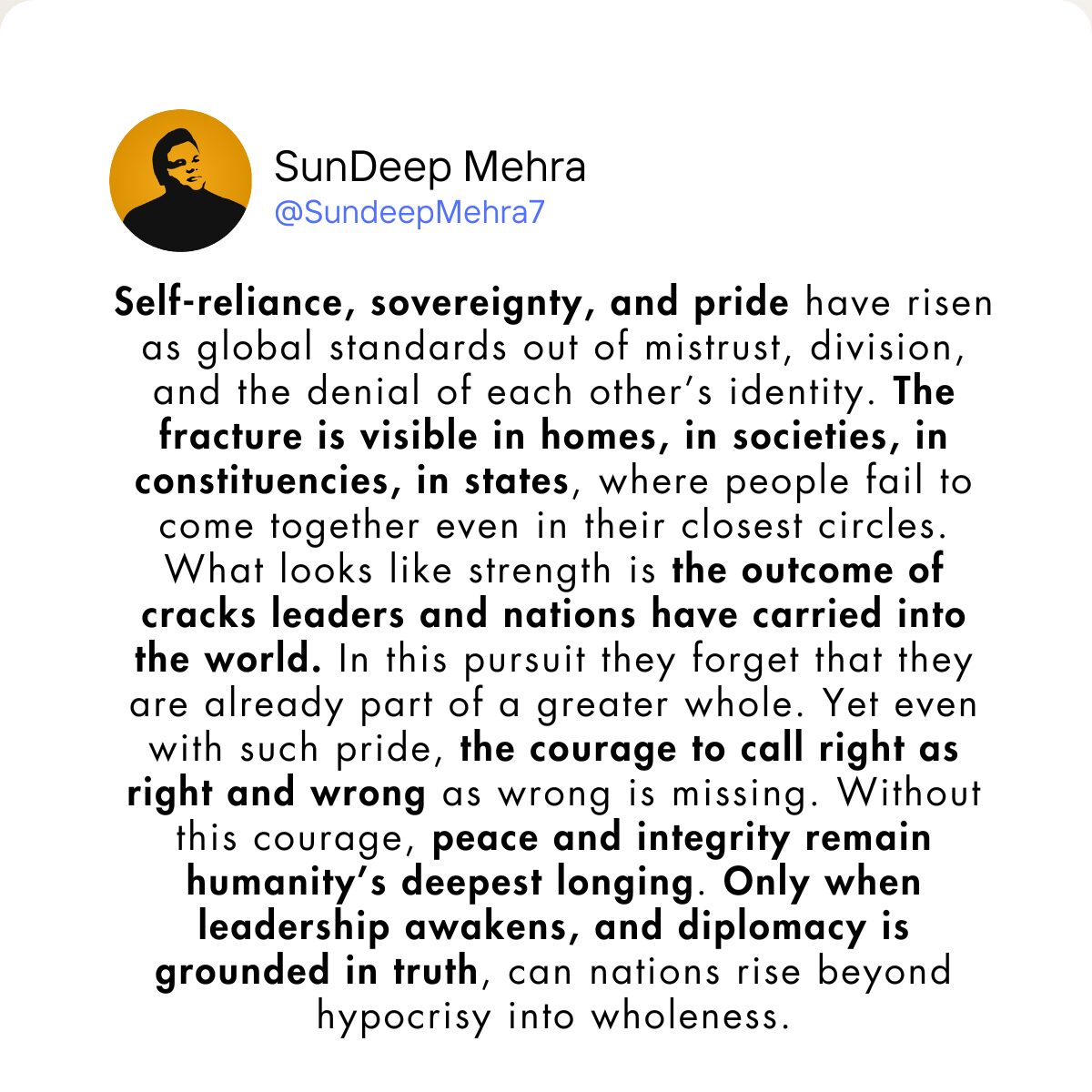 The Courage of Truth