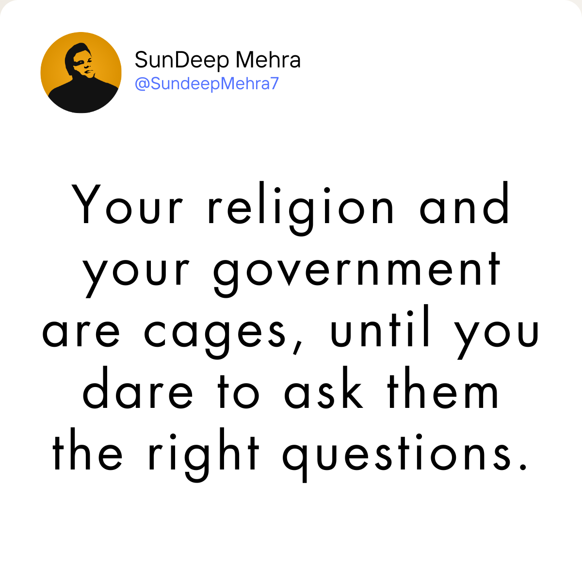 The Courage to Question Power