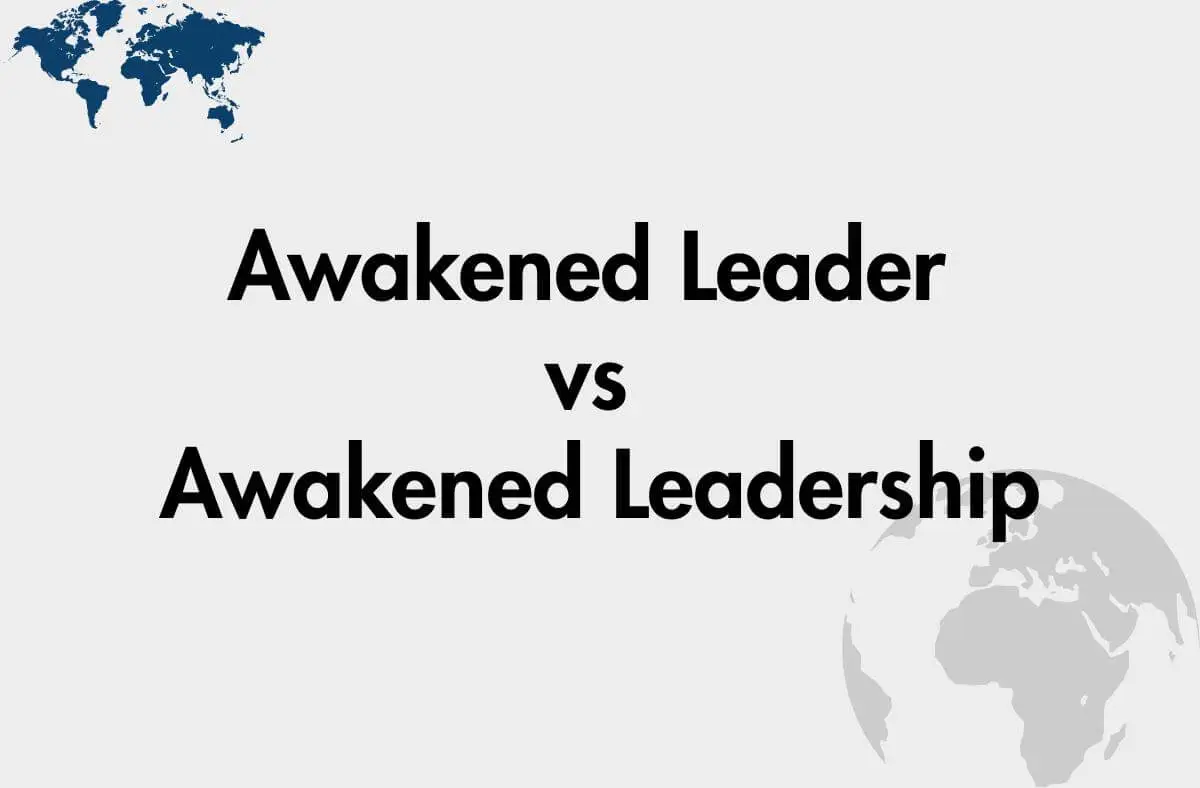 Awakened Leader vs Awakened Leadership banner highlighting the contrast between personal authority and systemic awakened governance.