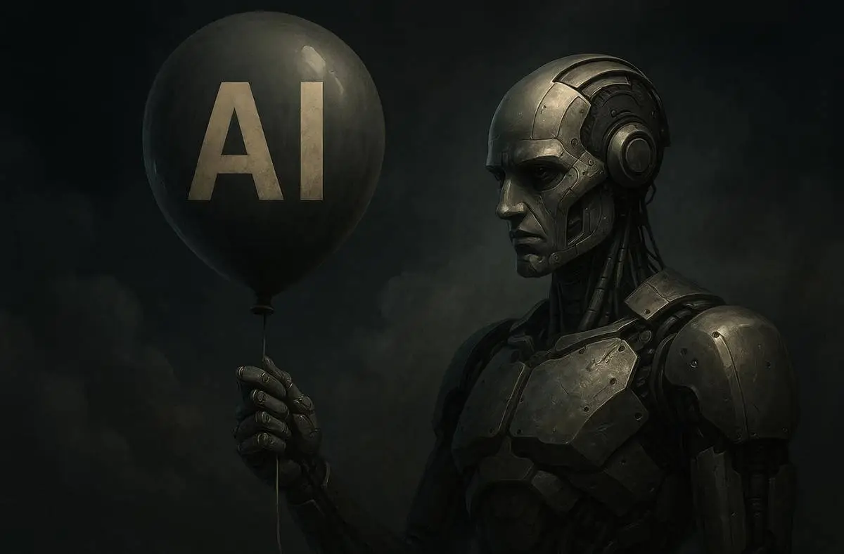Responsible AI Adoption showing a leader embracing awakened clarity over artificial intelligence hype in governance.