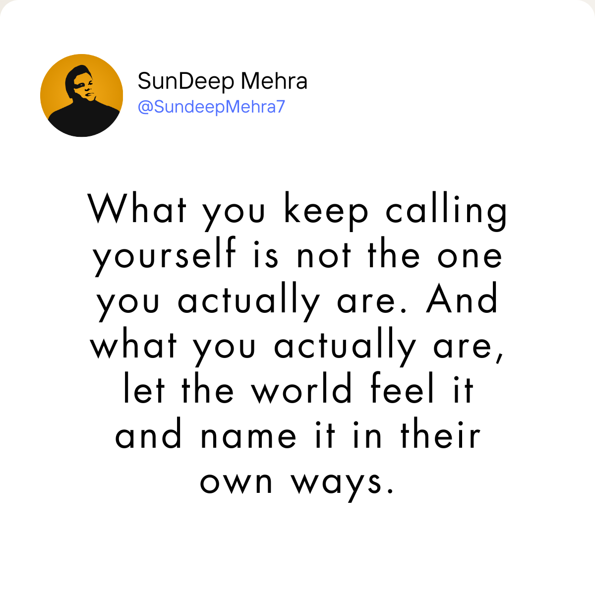 The One You Keep Calling