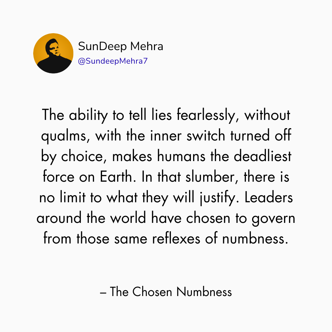 The Chosen Numbness