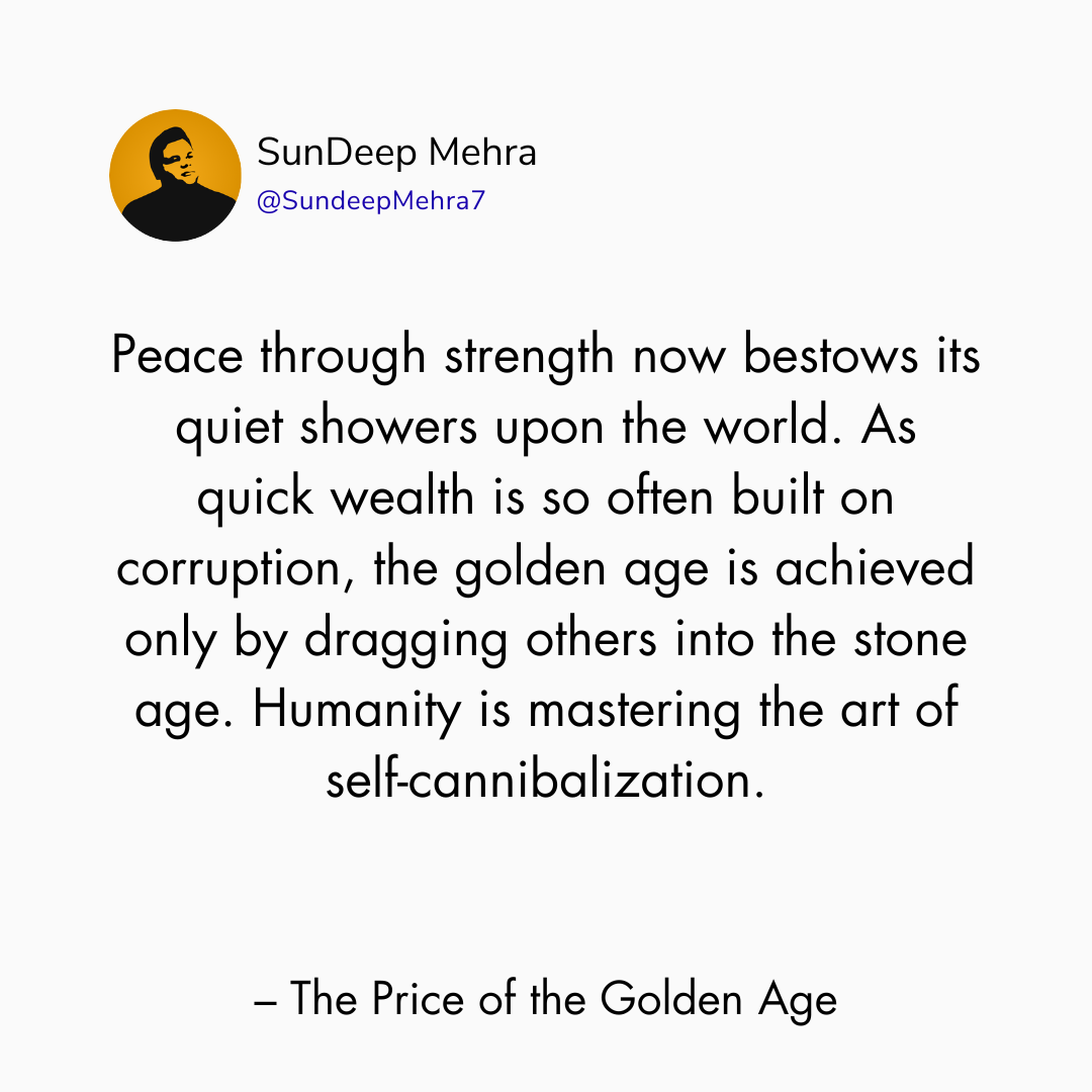 The Price of the Golden Age