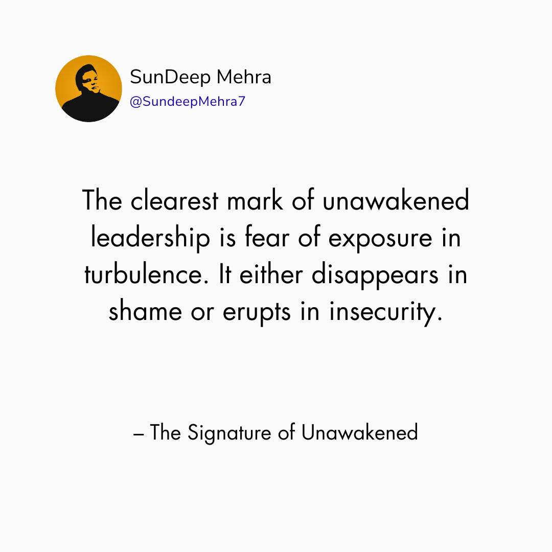 The Signature of Unawakened