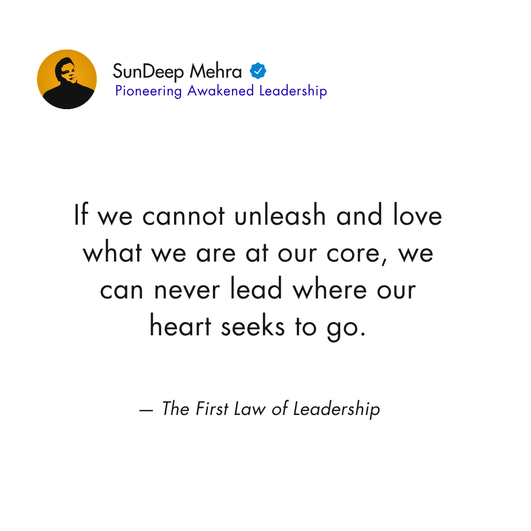 The First Law of Leadership