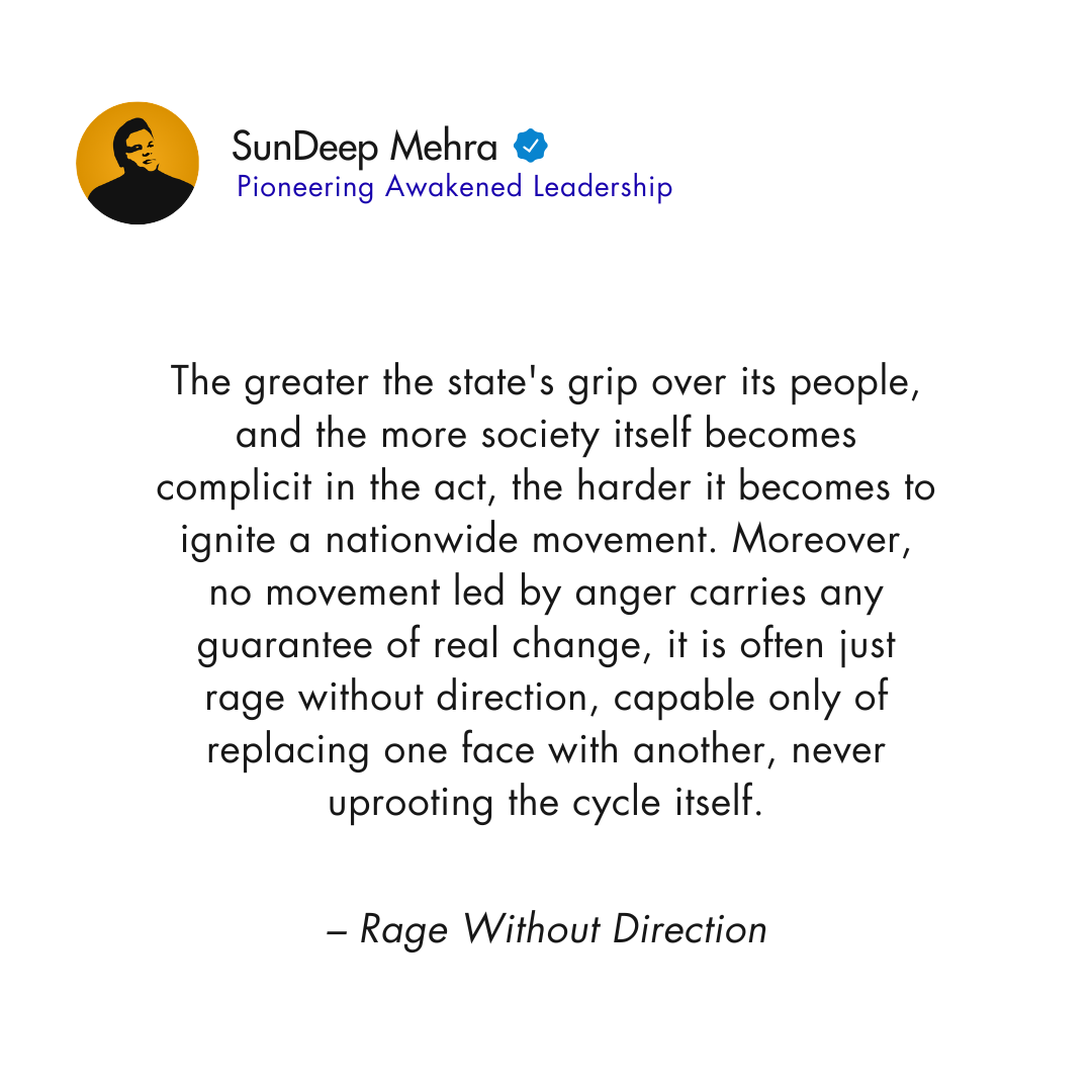 Rage Without Direction