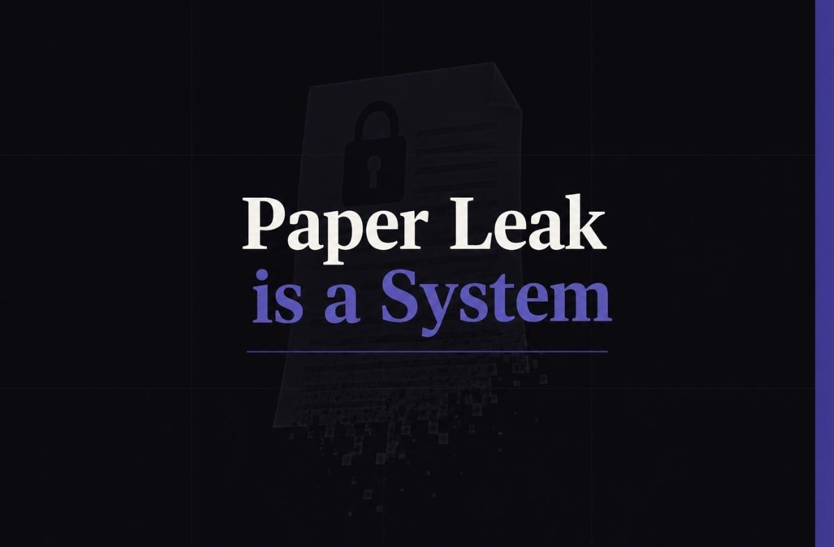 Paper Leak in India exposing systemic governance failure