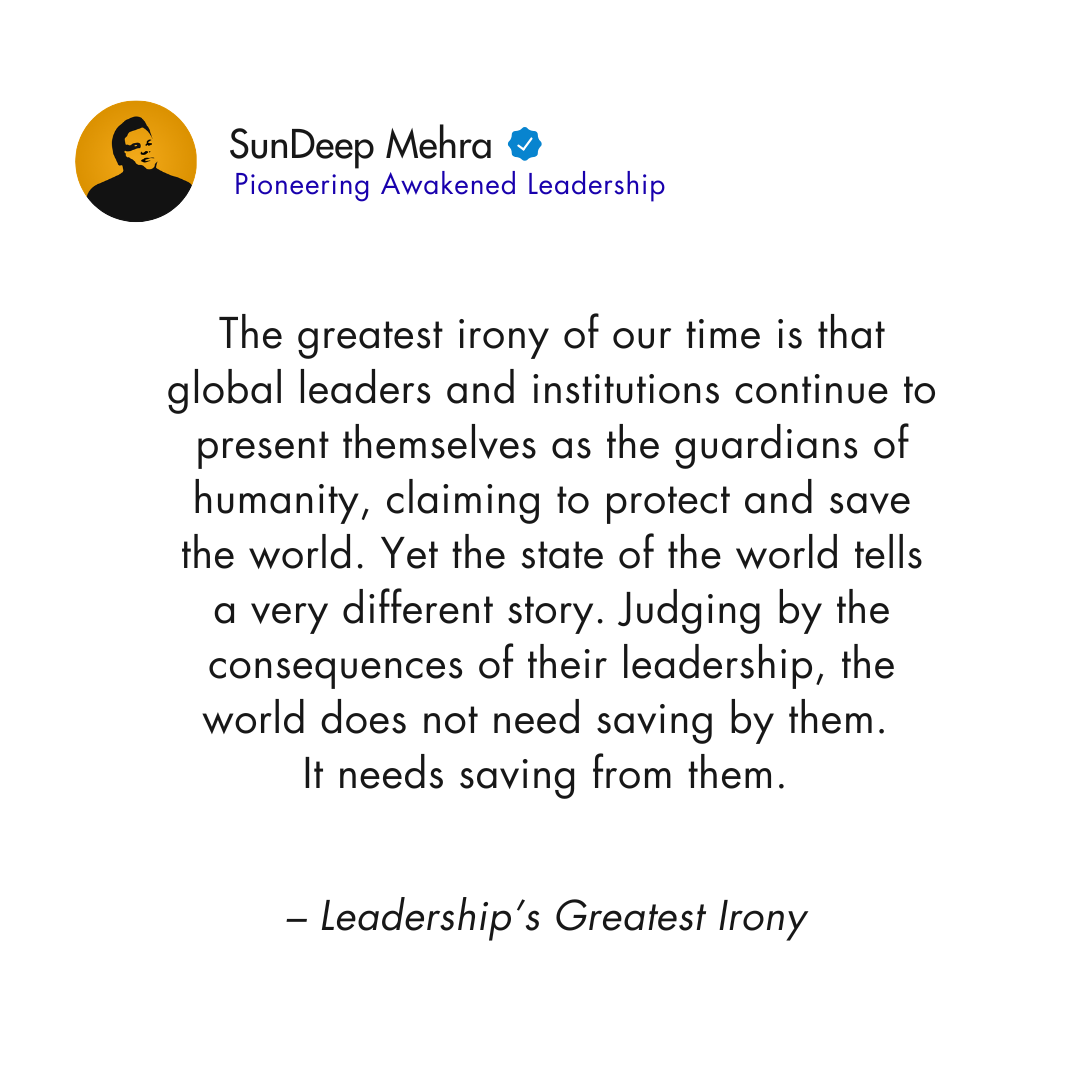 Leaderships Greatest Irony